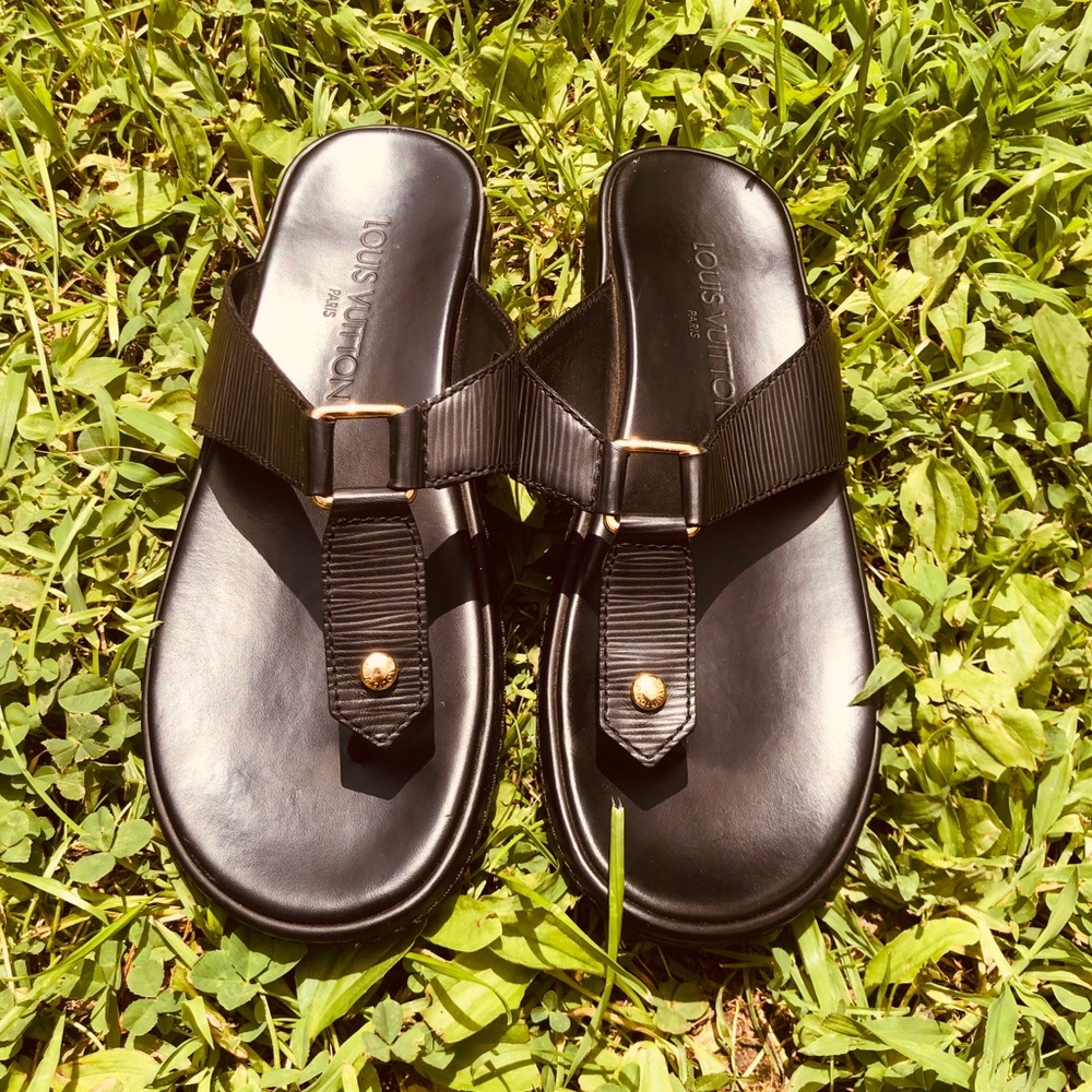 Louis Vuitton leather sandals